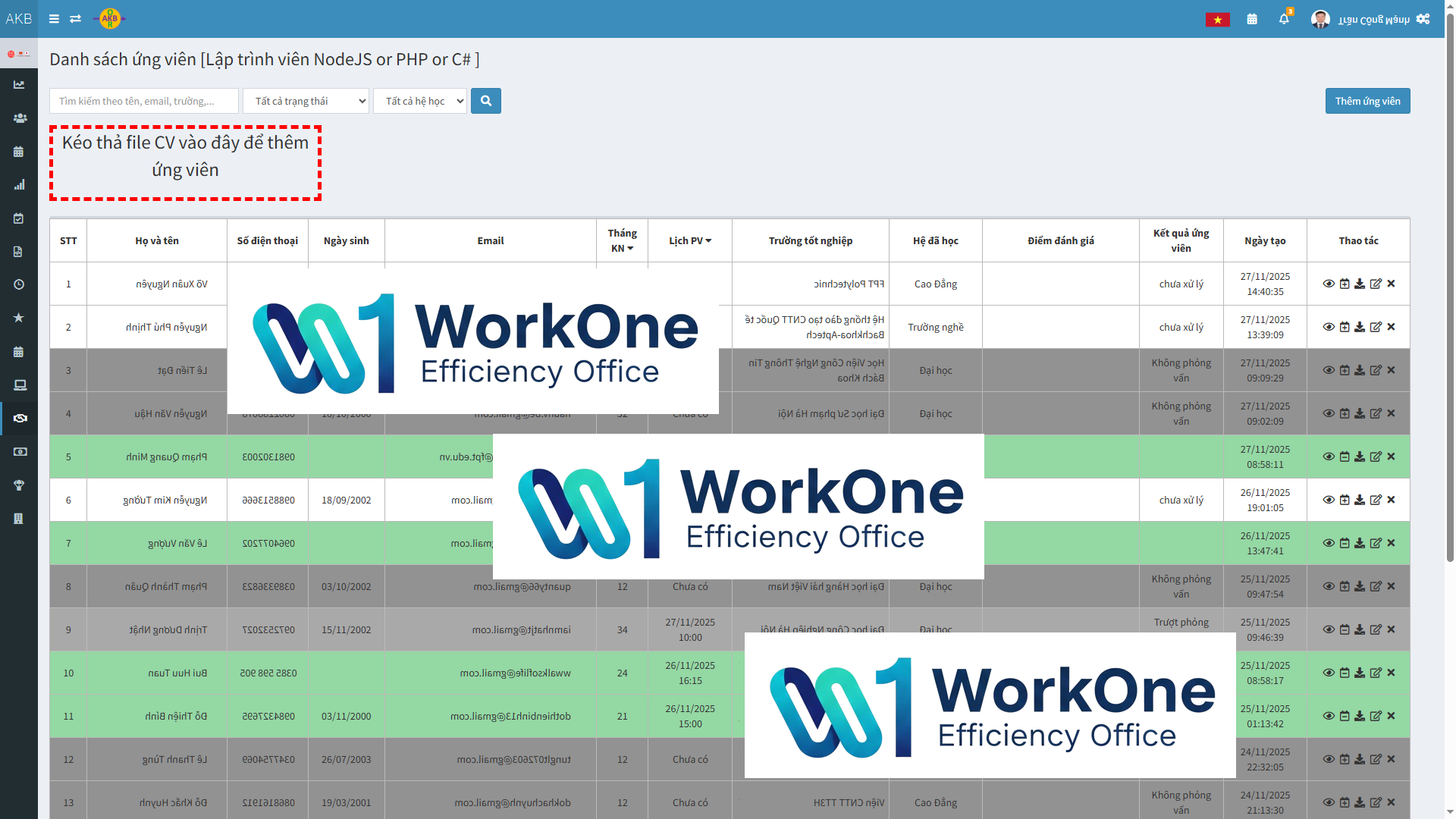 1080x600 Danh sách ứng viên tuyển dụng