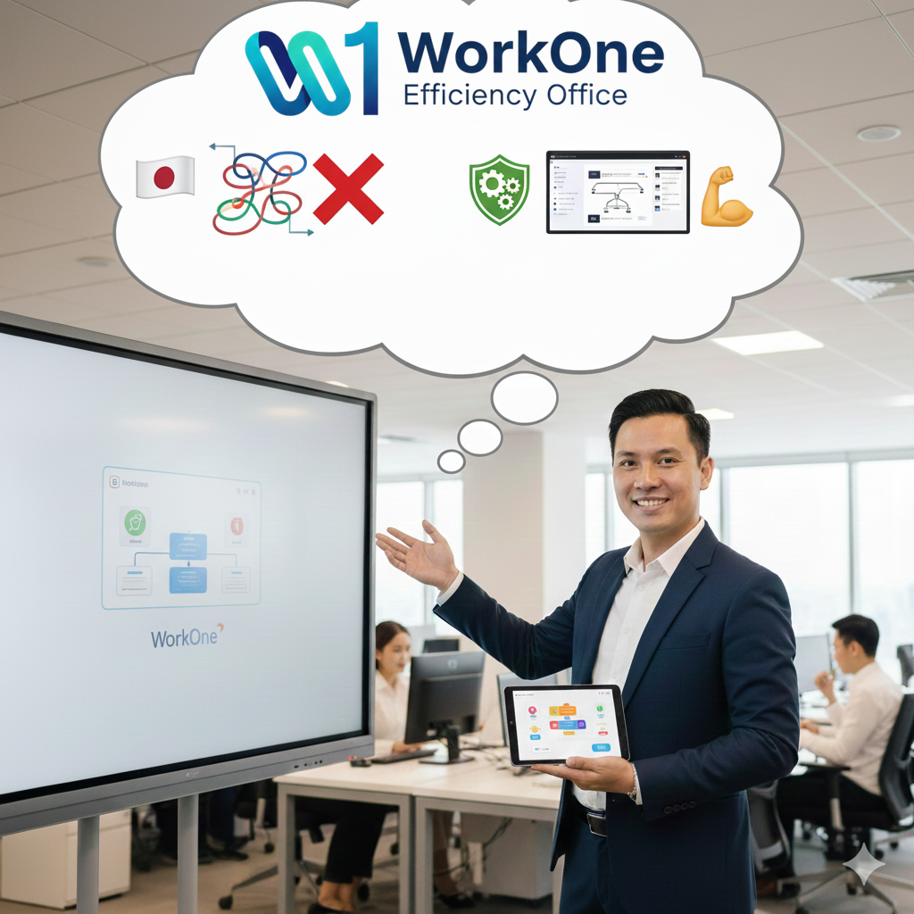 Tại sao không cần quy trình chuẩn Nhật vẫn có thể vận hành chuyên nghiệp nhờ WorkOne