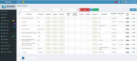 CHỨC NĂNG QUẢN LÝ DỰ ÁN